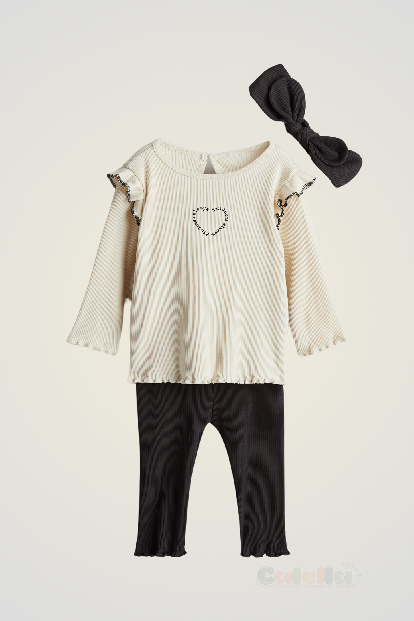 Conjuntico 3 piezas (blusa, leggings, cintillo)