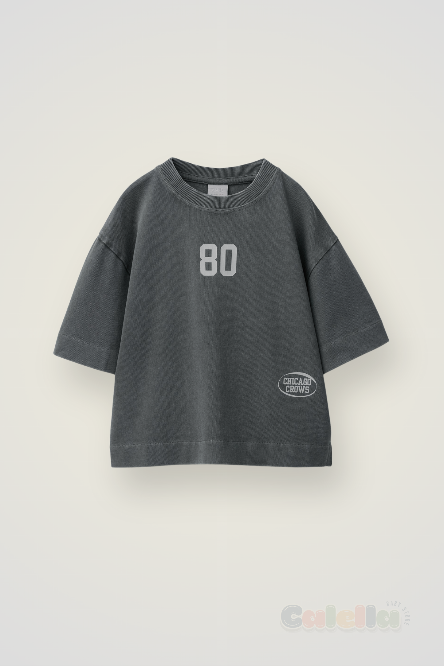 Franela Oversize Estampado Numérico