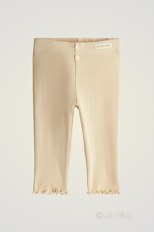 Leggings tela acanalada