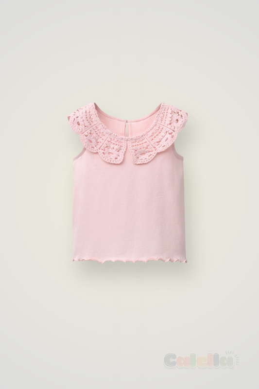 Blusita Cuello Crochet